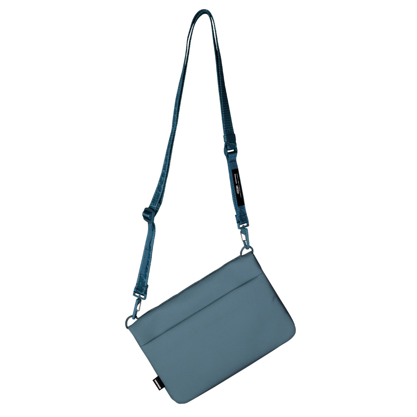 Skinarma Satchel Juno Patterned Nylon Scout Wrist Strap Accessory Bag Gray
