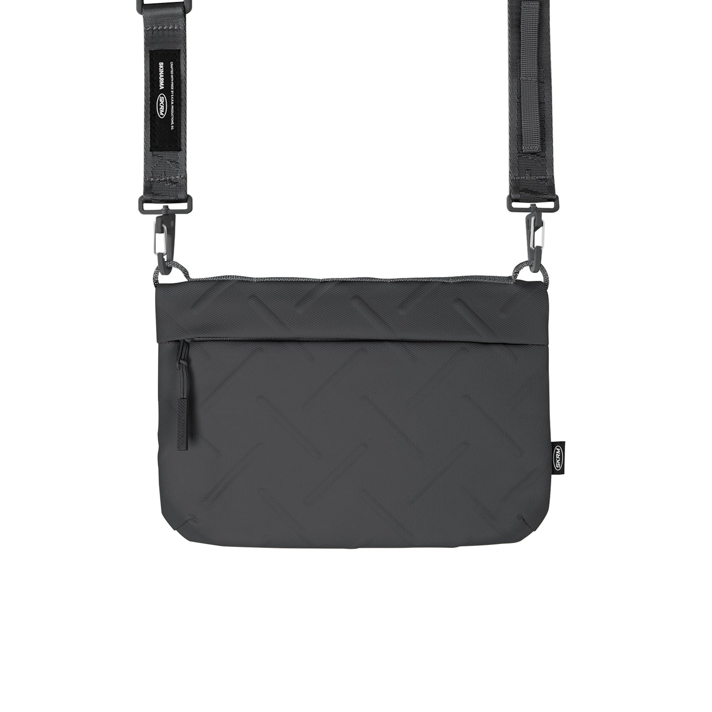 Skinarma Satchel Juno Desenli Naylon Scout Bilek Askı Kayışlı Aksesuar Çantası Haki