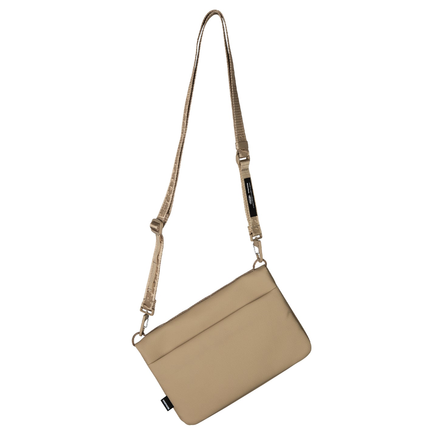 Skinarma Satchel Juno Patterned Nylon Scout Wrist Strap Accessory Bag Khaki