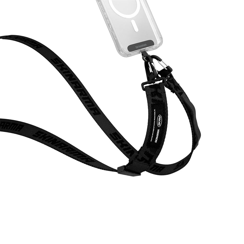 Skinarma Scout XE Series Adjustable Phone Neck Strap with Logo Black