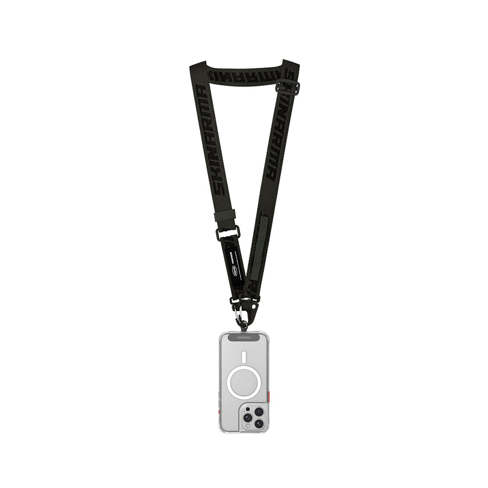 Skinarma Scout XE Series Adjustable Phone Neck Strap with Logo Black