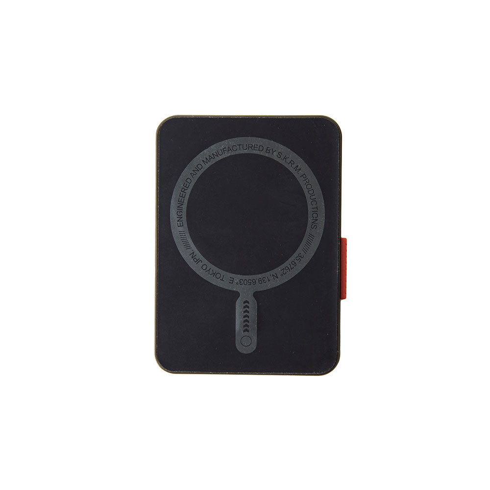 SkinArma Spunk Series Stand PU Leather Card Holder Cream