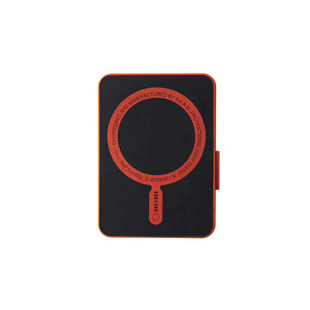 SkinArma Spunk Series PU Leather Card Holder with Stand Dark Green