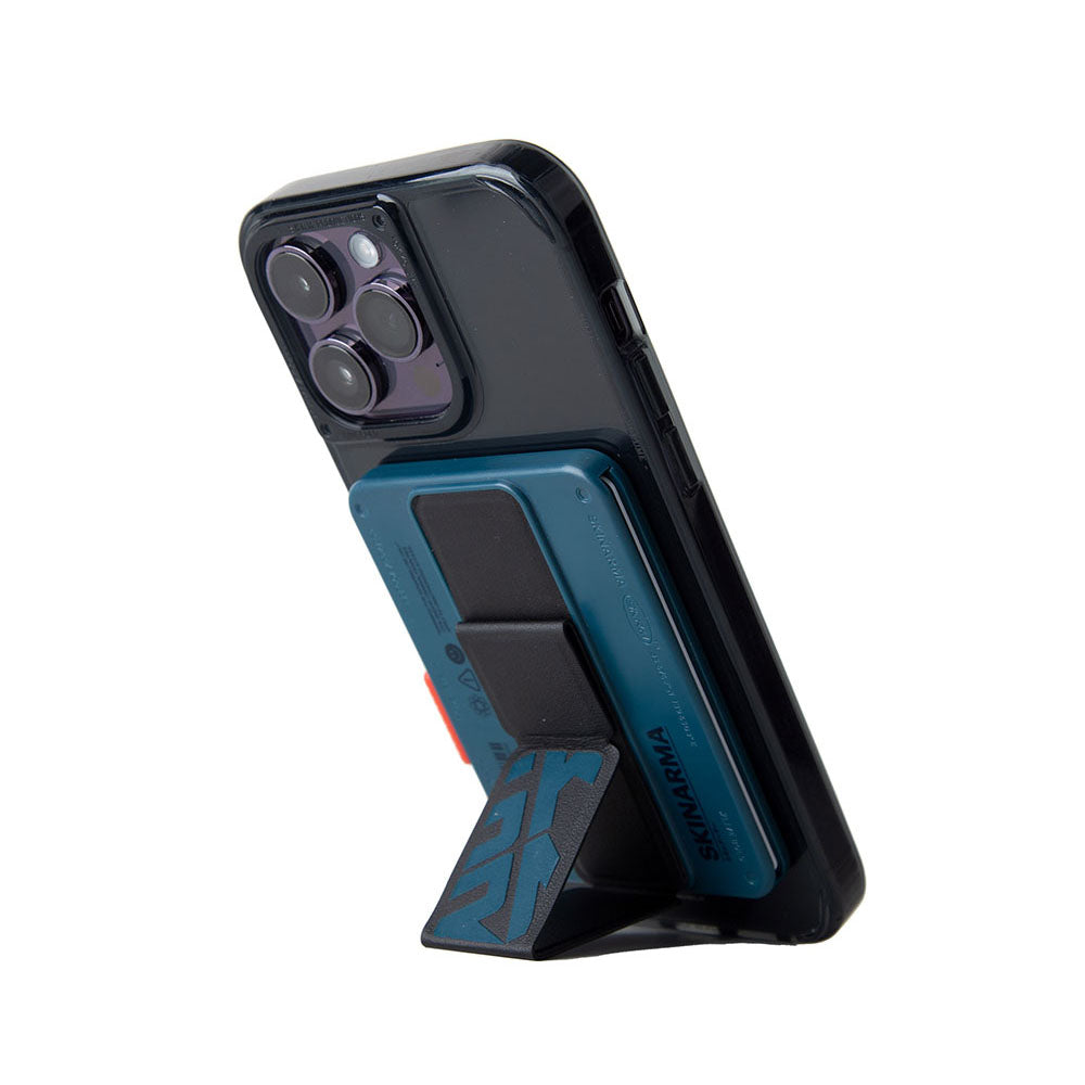 SkinArma Spunk Series Stand PU Leather Card Holder Cream