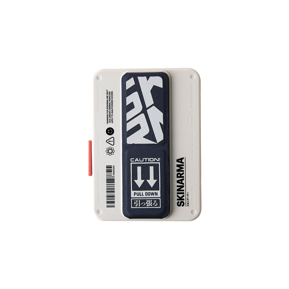 SkinArma Spunk Series Stand PU Leather Card Holder Cream