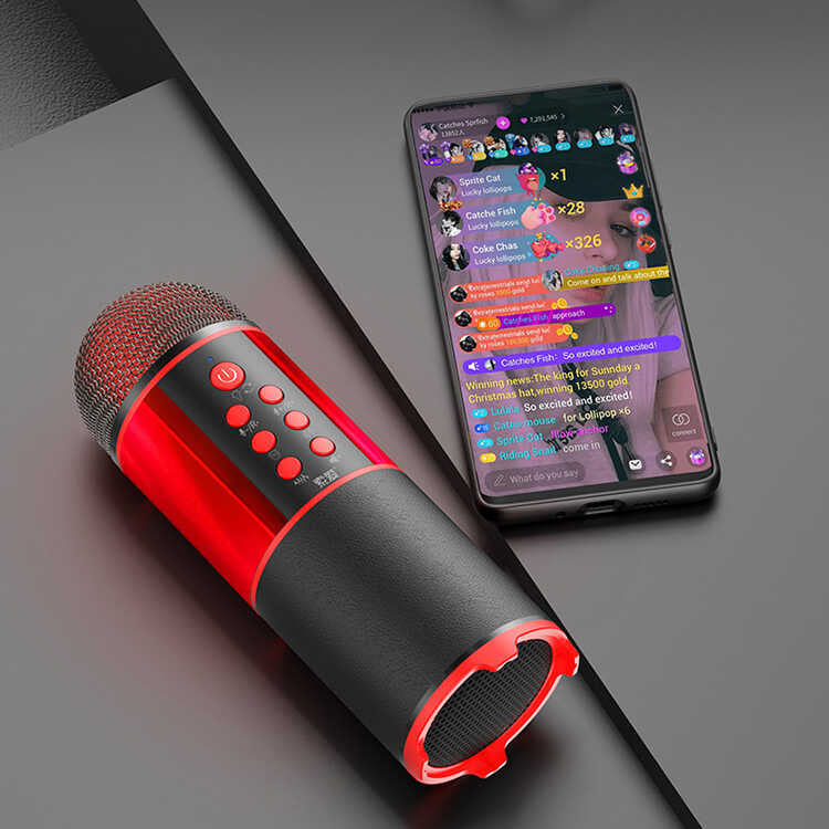 Soaiy MC11 Karaoke Microphone Pink