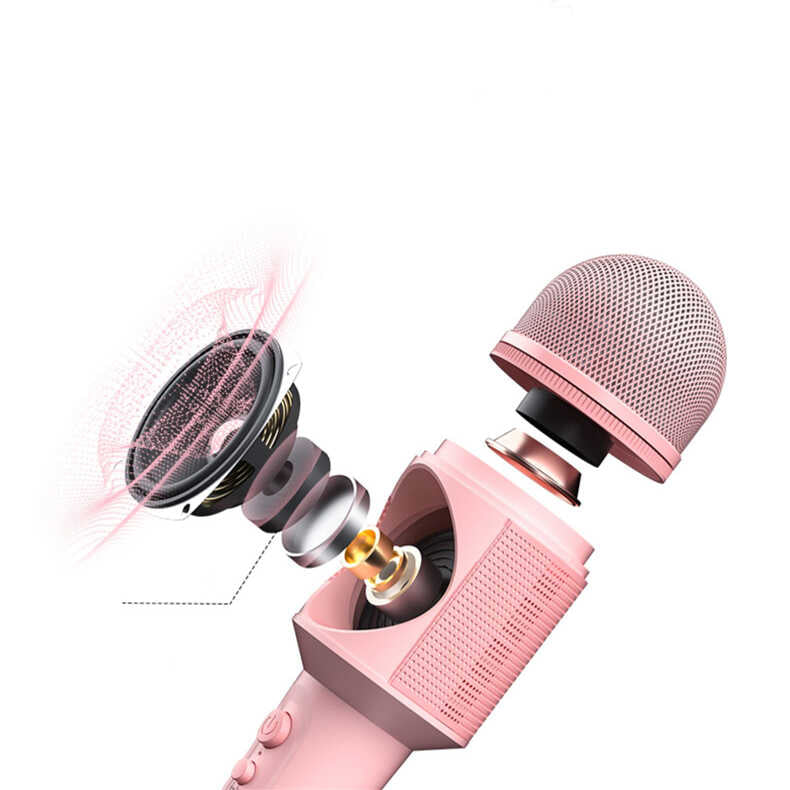 Soaiy MC8 Karaoke Mikrofon Yeşil