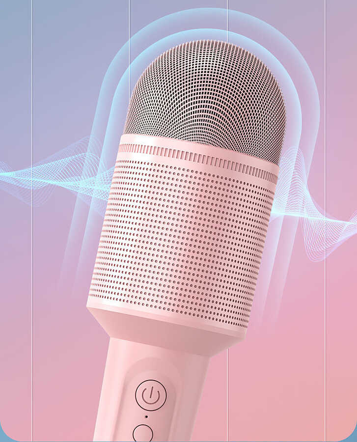 Soaiy MC8 Karaoke Mikrofon Sarı