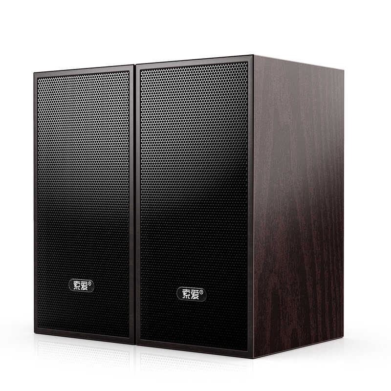 Soaiy SA-A5 Usb Speaker Hoparlör Kahverengi