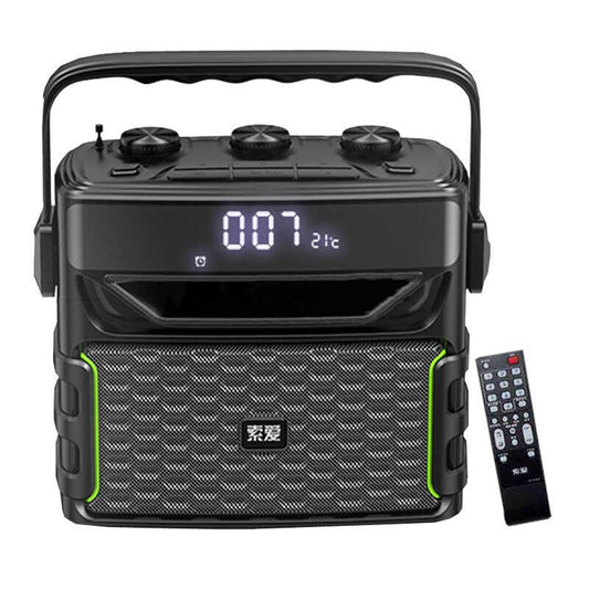 Soaiy SA-Q23S Bluetooth Speaker Hoparlör Siyah