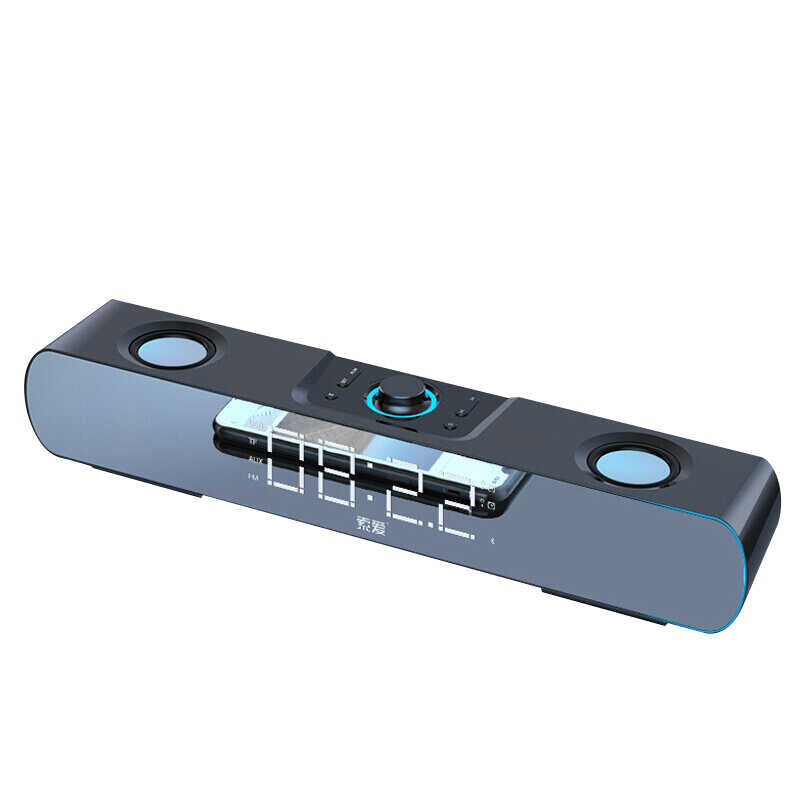 Soaiy SH16 Multifunctional Bluetooth Speaker Hoparlör Siyah