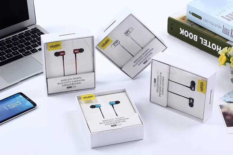 Sport Wireless OTE90 Bluetooth Headphones Magnetic Blue