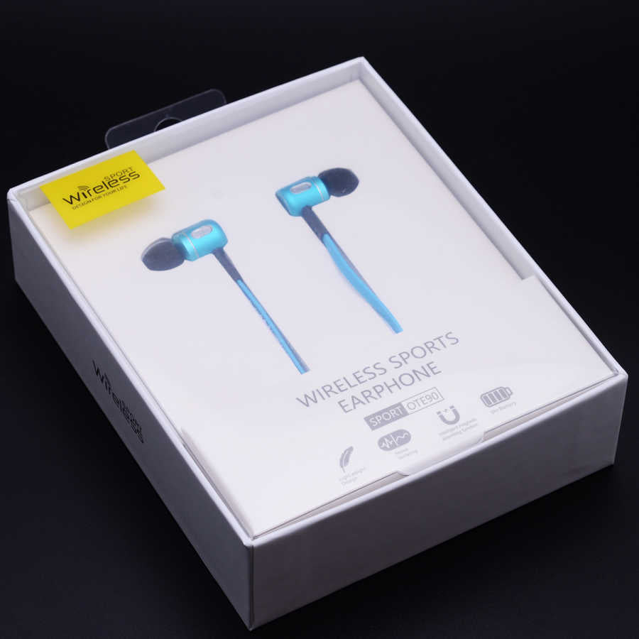 Sport Wireless OTE90 Bluetooth Headphones Magnetic Blue