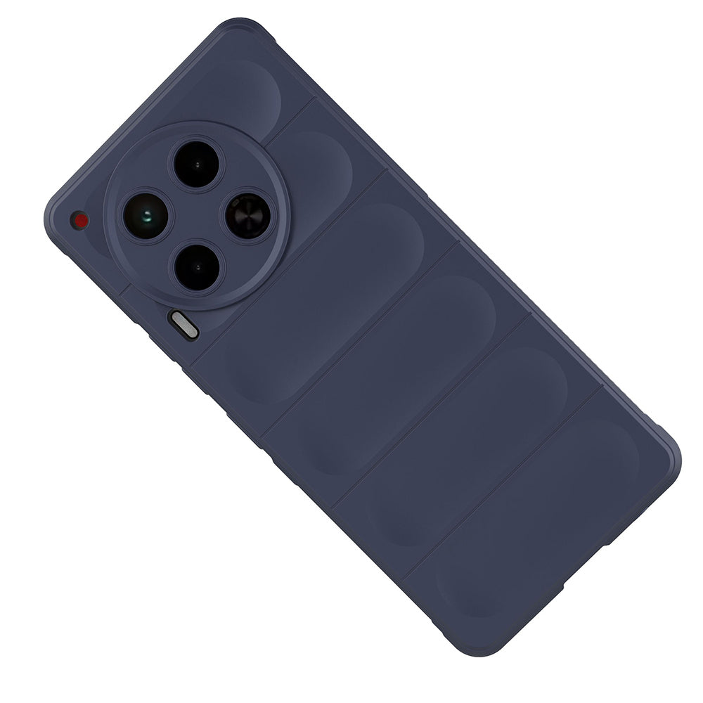 Tecno Camon 30 4G Case Flexible TPU Hollow Back Surface Design Zore Ethnic Silicone Cover Black
