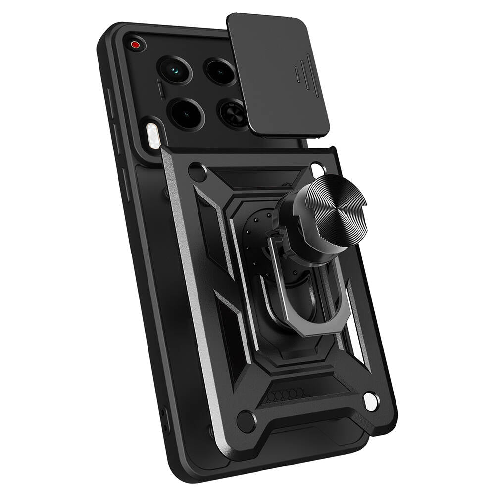Tecno Camon 30 Case Magnetic Stand Camera Protection Zore Sliding Vega Cover Blue