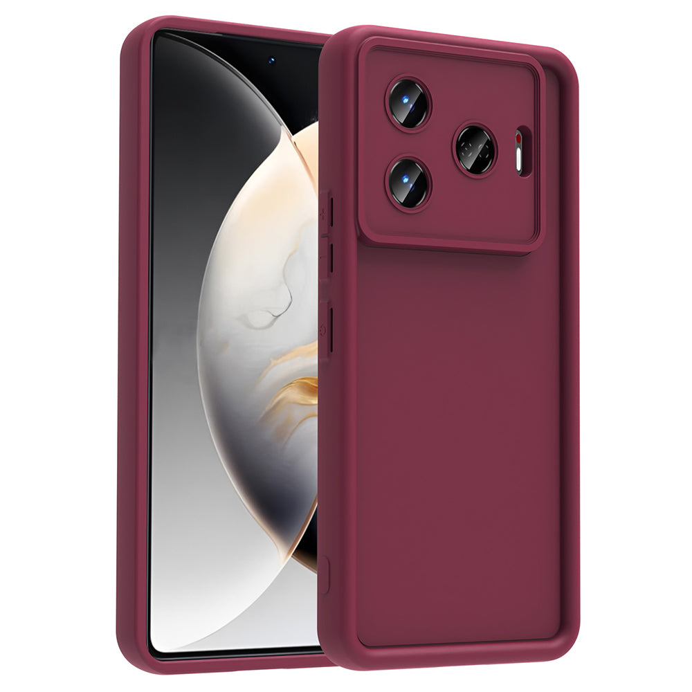 Tecno Camon 30 Pro 5G Case Camera Protection Zore Pineapple Cover Plum