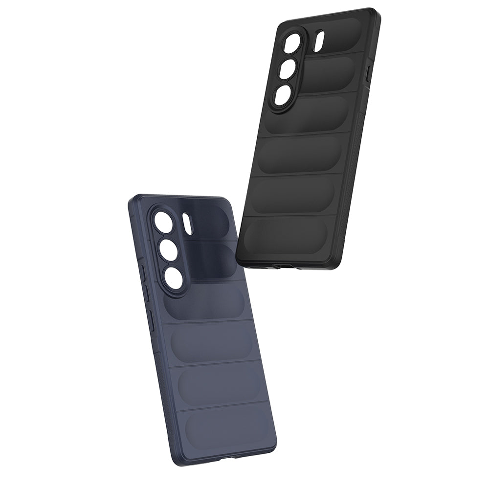 Tecno Camon 40 Pro Case Flexible TPU Hollow Back Surface Design Zore Ethnic Silicone Cover Black