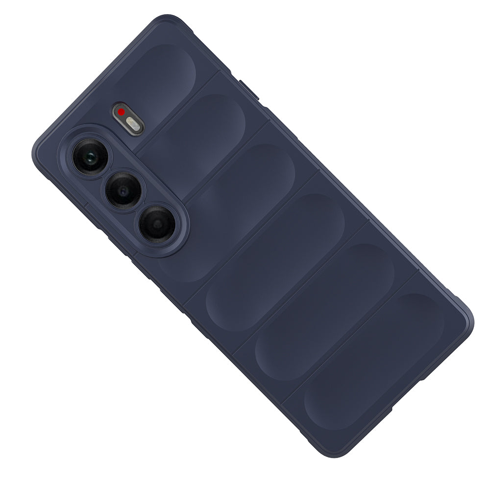 Tecno Camon 40 Pro Case Flexible TPU Hollow Back Surface Design Zore Ethnic Silicone Cover Dark Green