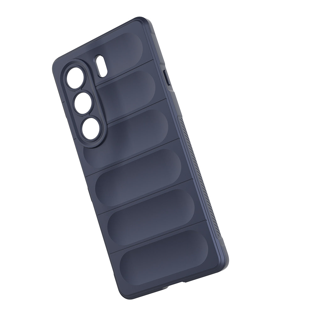 Tecno Camon 40 Pro Case Flexible TPU Hollow Back Surface Design Zore Ethnic Silicone Cover Dark Green