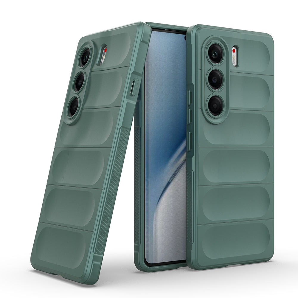 Tecno Camon 40 Pro Case Flexible TPU Hollow Back Surface Design Zore Ethnic Silicone Cover Black