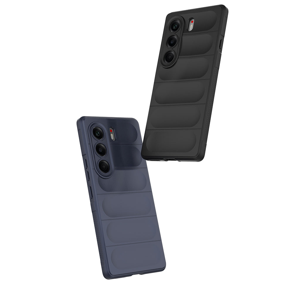 Tecno Camon 40 Pro Case Flexible TPU Hollow Back Surface Design Zore Ethnic Silicone Cover Dark Green
