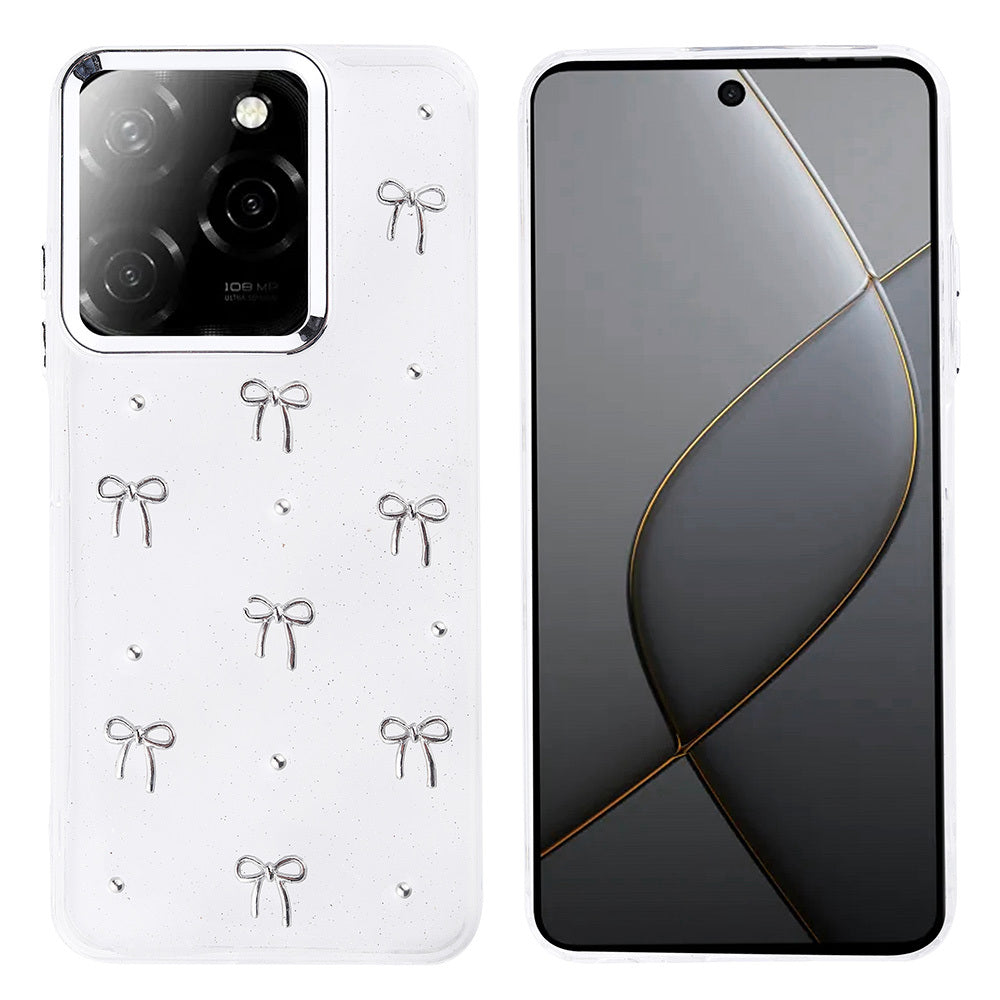 Tecno Spark 20 Pro 5G Case Airbag Design Glitter Transparent Zore Polar Cover Star