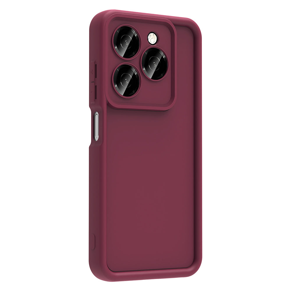 Tecno Spark 20 Pro 5G Case Camera Protection Zore Pineapple Cover Pink