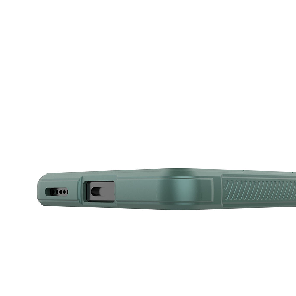 Tecno Spark 30 Pro Case Flexible TPU Hollow Back Surface Design Zore Ethnic Silicone Cover Dark Green