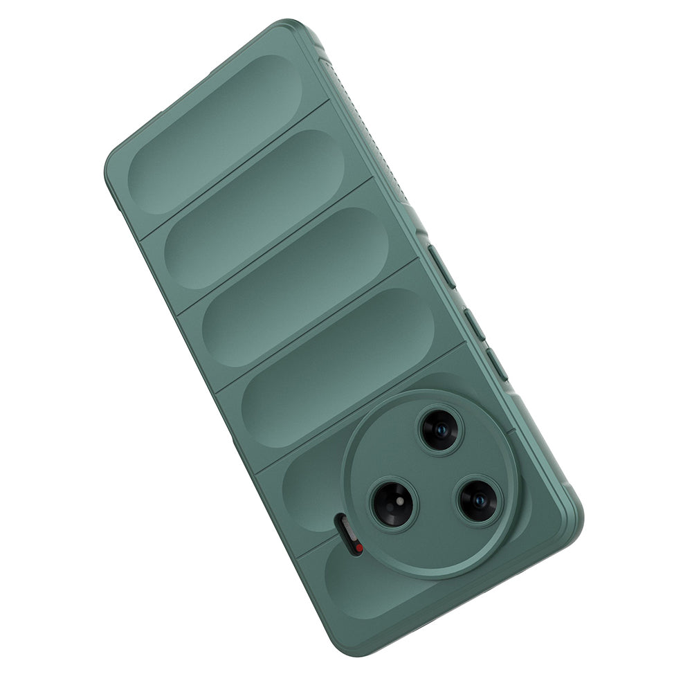Tecno Spark 30 Pro Case Flexible TPU Hollow Back Surface Design Zore Ethnic Silicone Cover Navy Blue