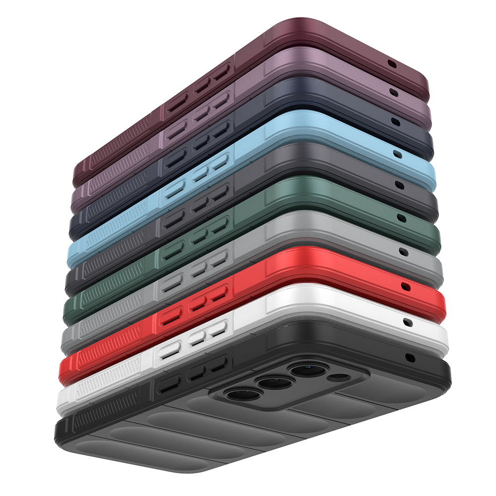 Tecno Spark 40 Pro Kılıf Esnek TPU Oyuklu Arka Yüzey Tasarımlı Zore Etnik Silikon Kapak Koyu Yeşil