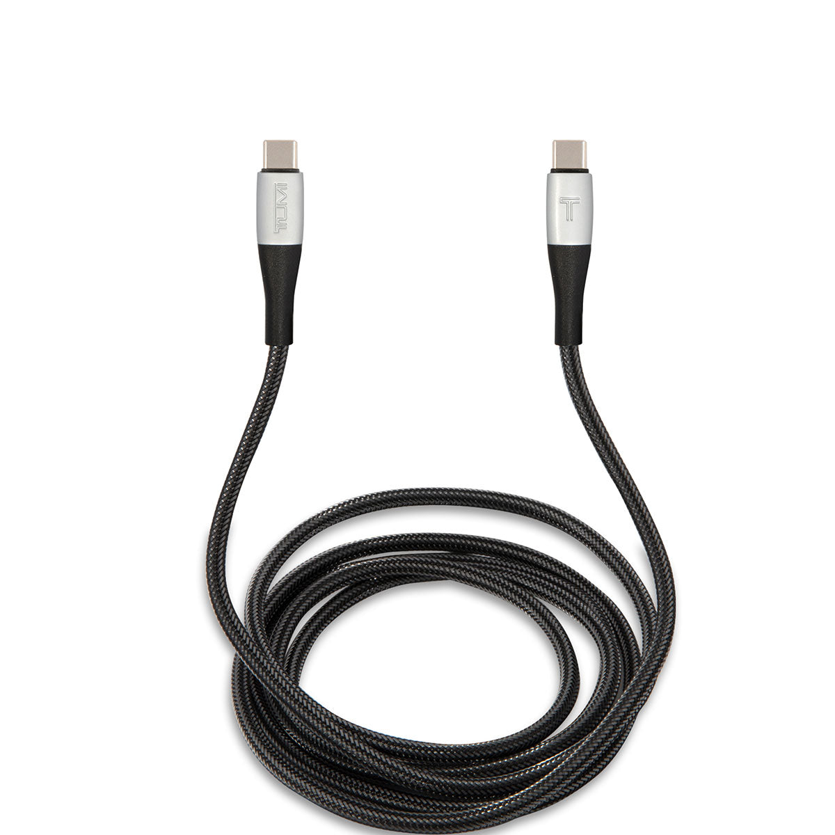 TUMI Fast Charging Nylon Braid Design Type-C to Type-C PD Cable 1.5M Black