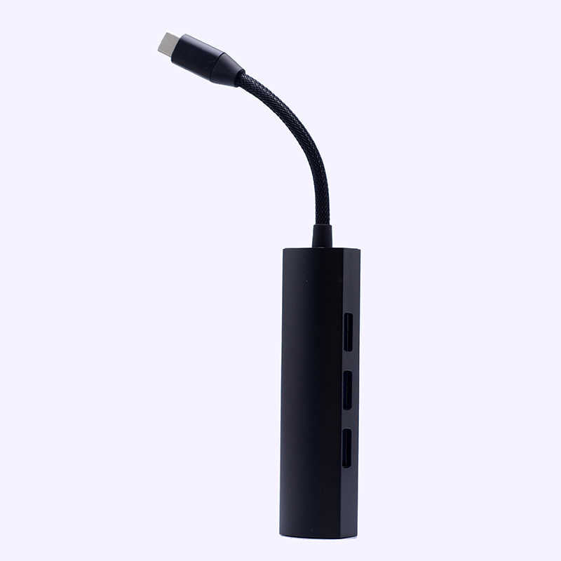 USB Duplicator USB-C to USB 3.0 HUB Adapter Black