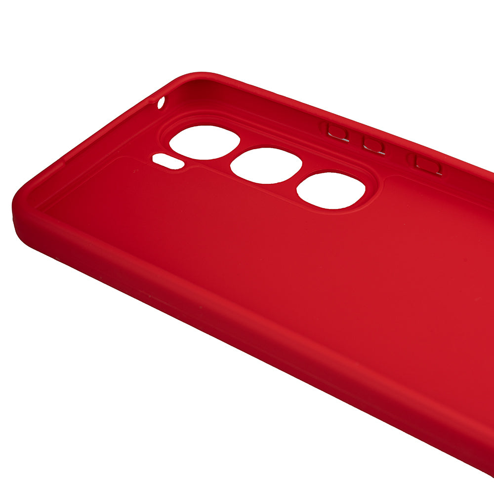 Vivo V40 Lite Case Zore Bias Silicone Red