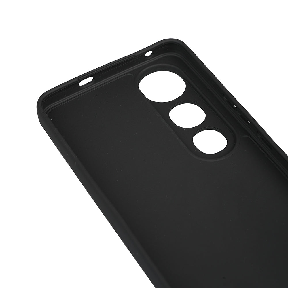 Vivo V50 Lite 5G Case Zore Piping Silicone Black