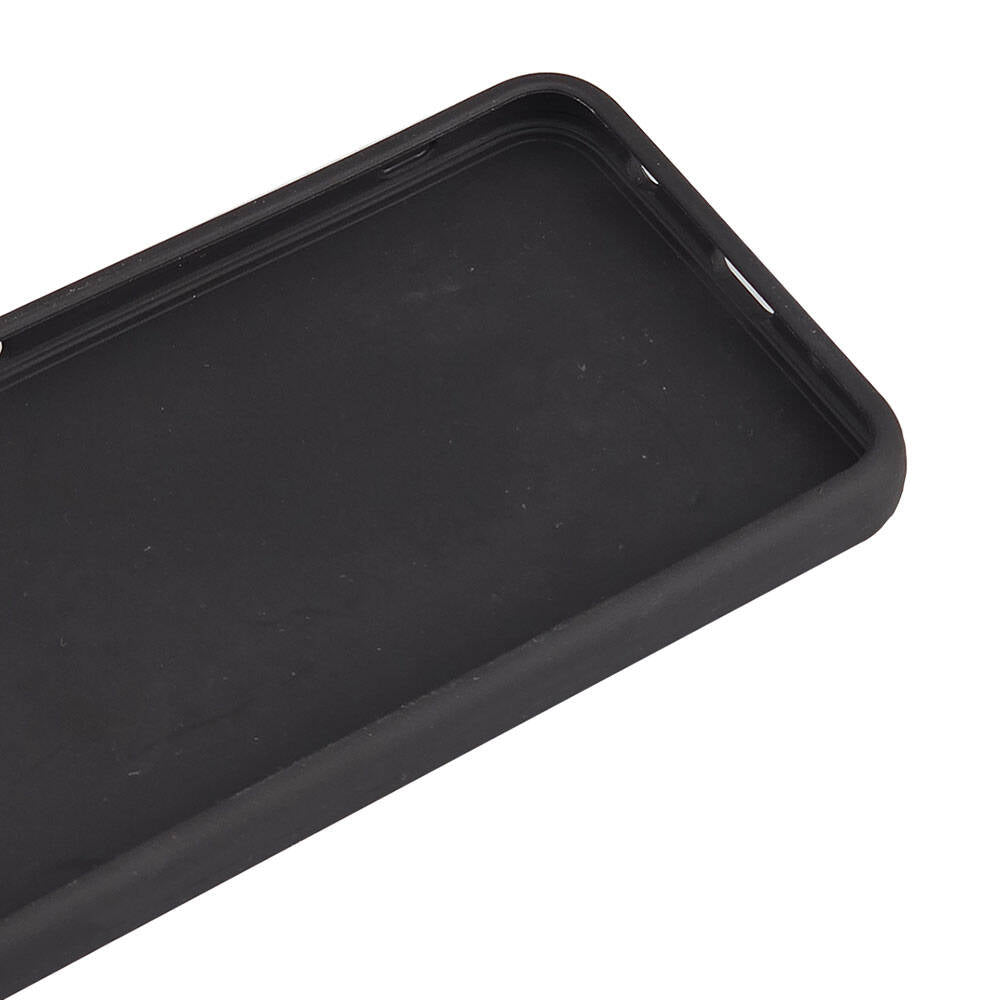 Vivo Y18 Case Zore Piping Silicone Navy Blue
