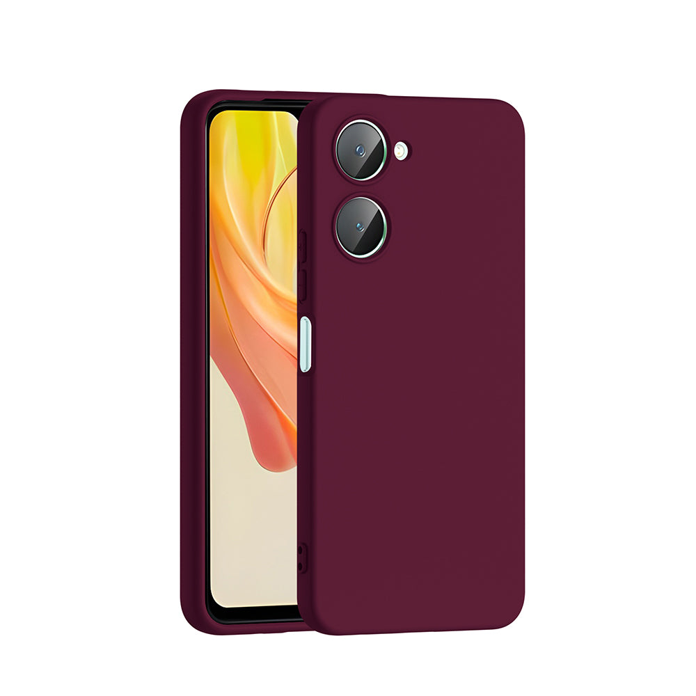 Vivo Y18 Case Zore Mara Launch Cover Dark Purple