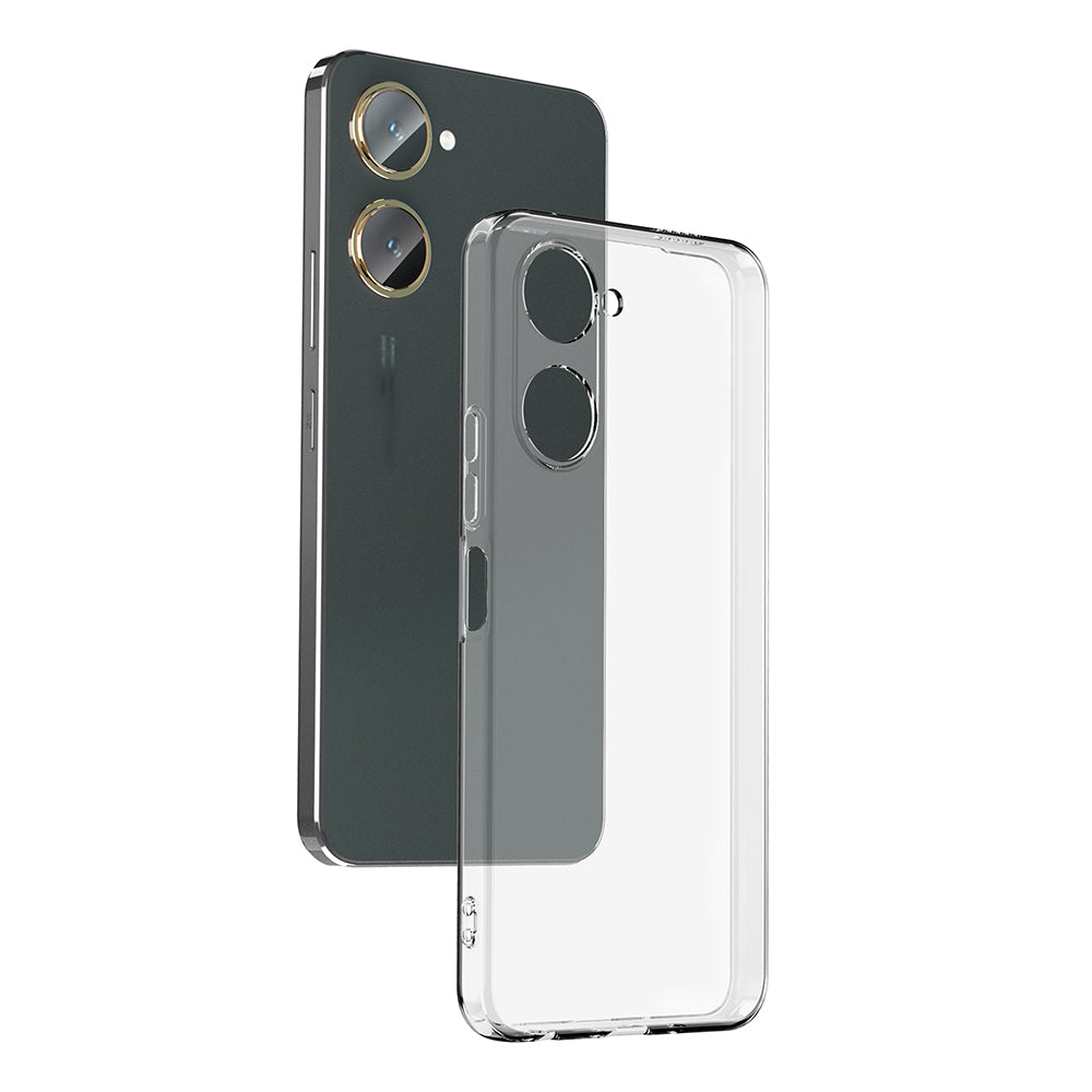 Vivo Y18 Case Zore Super Silicone Cover Transparent
