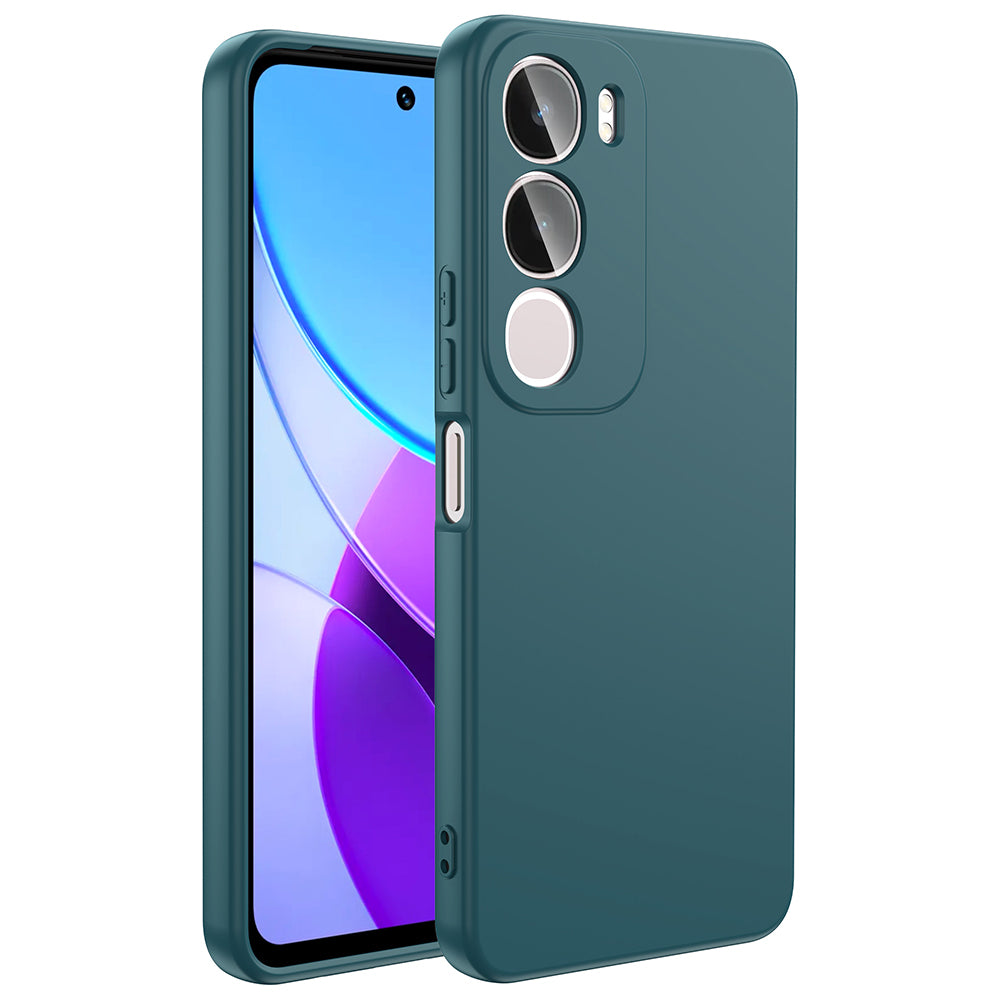 Vivo Y19S Case Zore Mara Launch Cover Dark Green
