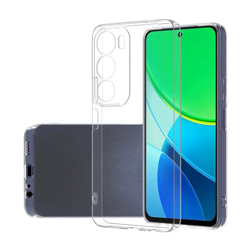 Vivo Y19S Case Zore Super Silicone Cover Transparent