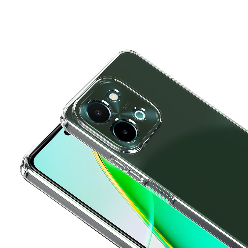 Vivo Y28 Case Zore Super Silicone Cover Transparent