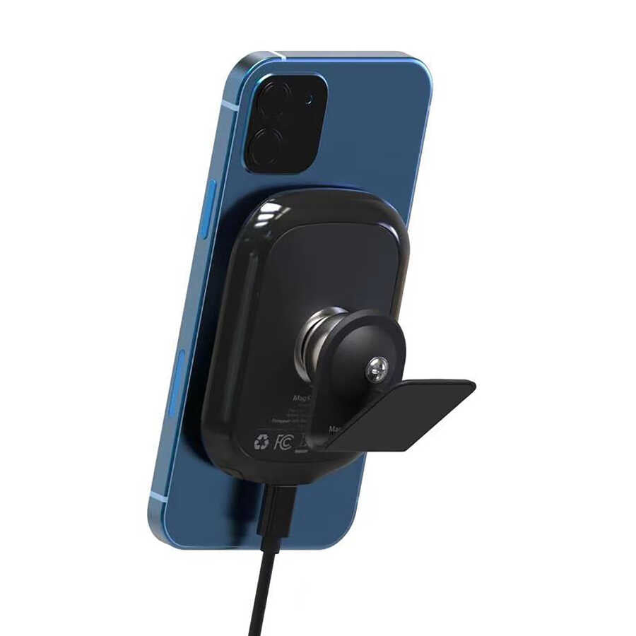 Vokamo WRL-01 Magnetic Wireless Charger Car Phone Holder Black