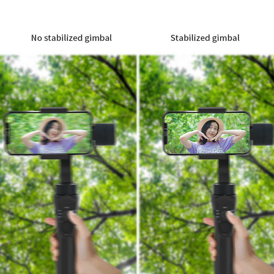 Wiwu 3-Axis S5B Gimbal Stabilizer Black