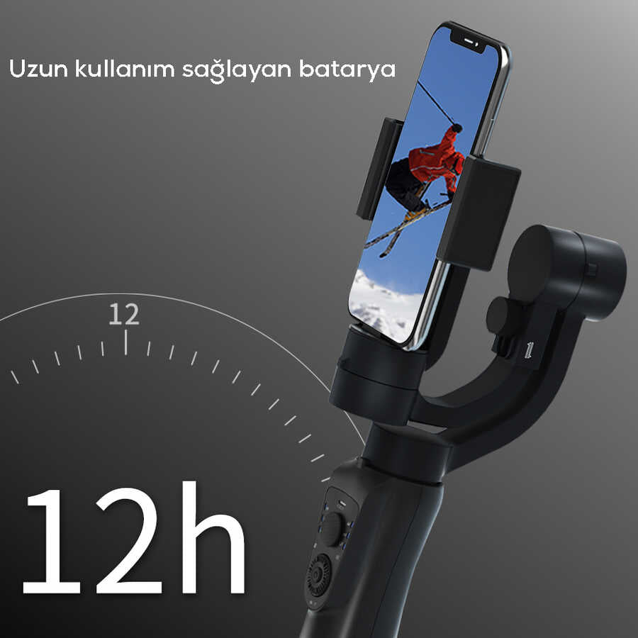 Wiwu 3-Axis S5B Gimbal Stabilizer Black