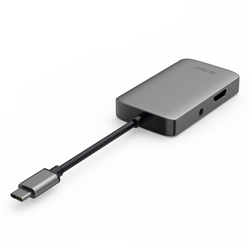 Wiwu Alpha 513HVP Type-C to VGA Adapter Silver
