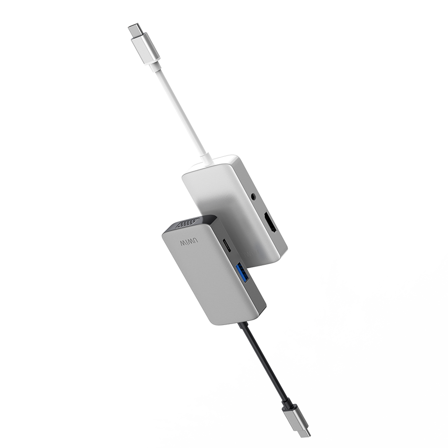 Wiwu Alpha 513HVP Type-C to VGA Adapter Silver