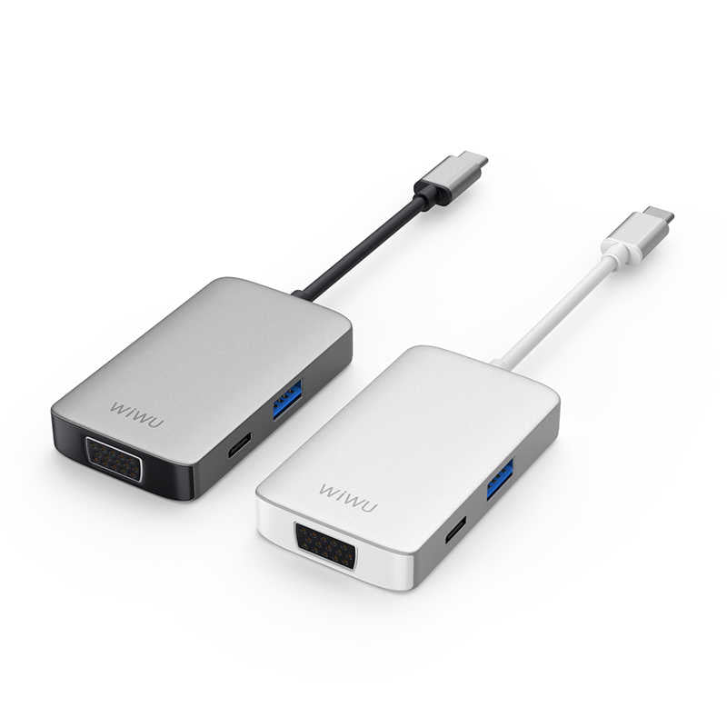 Wiwu Alpha 513HVP Type-C to VGA Adapter Silver