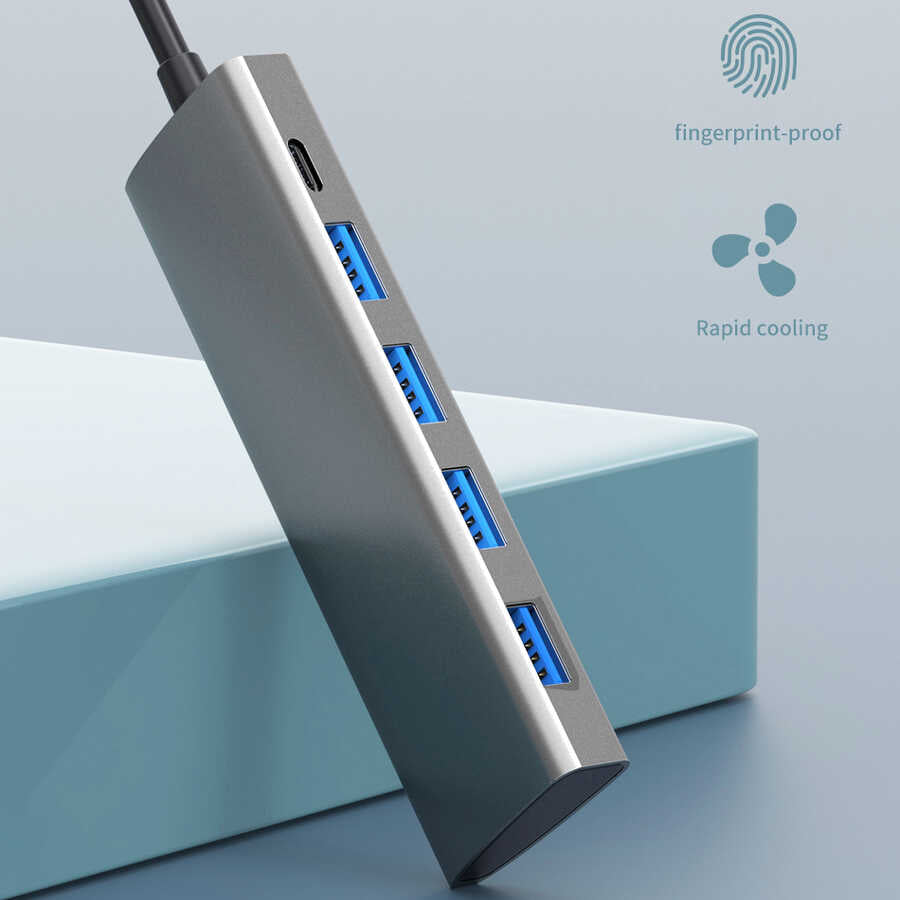 Wiwu Alpha 541P Type-C Hub Gray