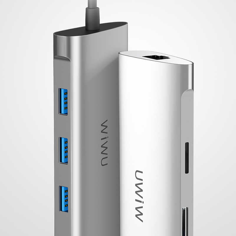 Wiwu Alpha 631STR Type-C Hub Silver