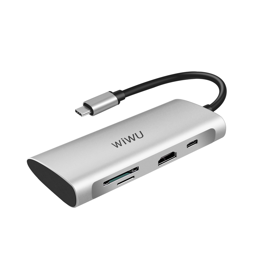 Wiwu Alpha 731HP Type-C Hub Gray