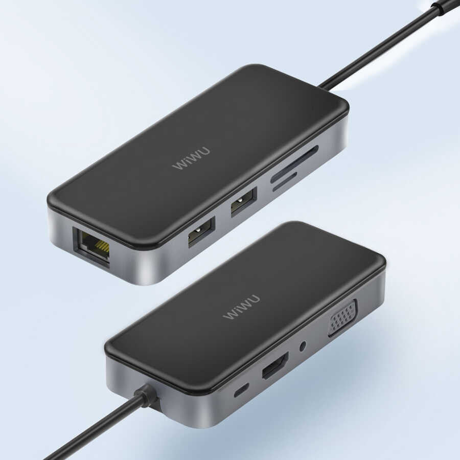Wiwu Alpha 921HRT Lightning Hub Gray